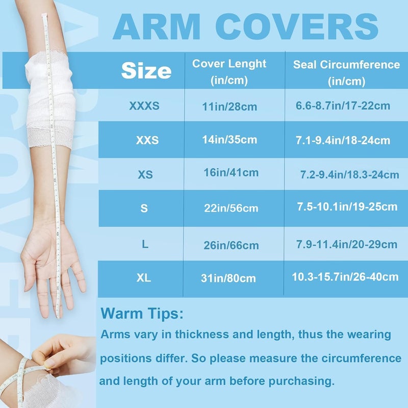 VALLEYWIND Waterproof Arm Cast Cover for Shower Kids Reusable Cast Protector for Shower Arm Child Cast Bag for Shower Hand Wrist, 16 Inch - Image 3
